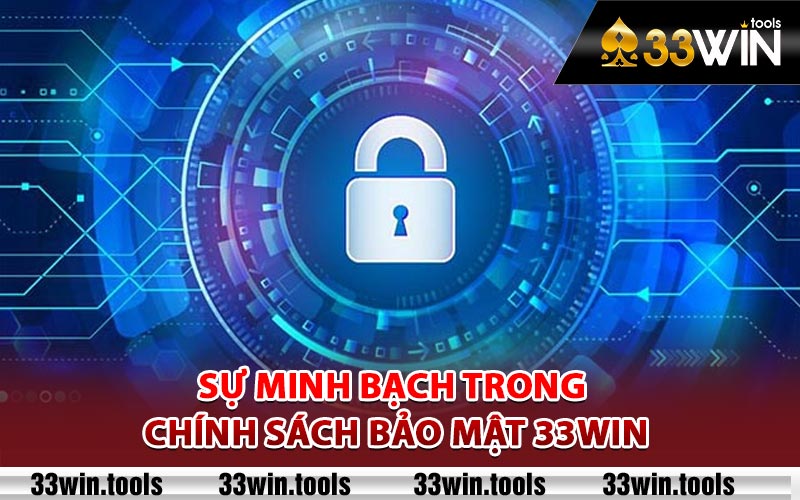 Sự minh bạch trong chính sách bảo mật 33Win